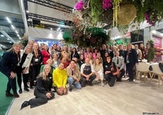 Bloemen Bureau Holland had een ontbijt georganiseerd met maar liefst 70 vrouwen. Het was een geslaagde start van de beursdag.